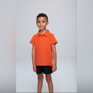 George Orange Polo Shirt Short Sleeve